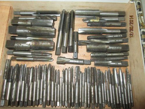 MACHINIST LATHE MILL Lot of Machinist Taps for Threading Tapping