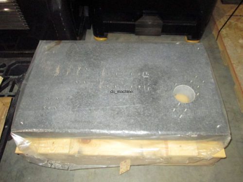 Granite Surface Plate 36&#034; x 21&#034; x 3&#034; with 3.75&#034; Diameter Hole