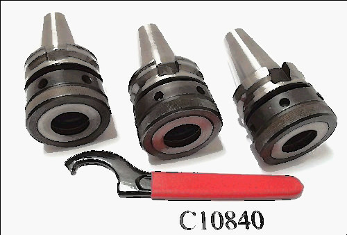 tg100 for sale, 3 pc set bt40 tg100 collet chuck will be listing more bt 40 tg 100 lot c10840