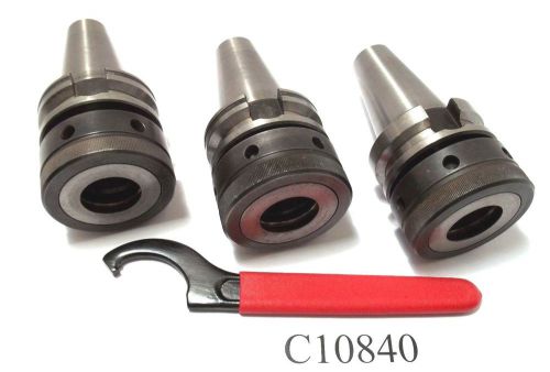 3 pc set bt40 tg100 collet chuck will be listing more bt 40 tg 100 lot c10840 for sale