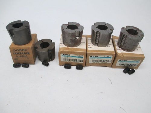 Lot 5 new dodge 119007 1215 x 7/8 taper-lock bushing d303039 for sale