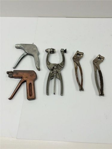 De-sta-co clamp &amp; cleco 3h &amp; misc sheet metal riveting clamp fastener tool lot for sale