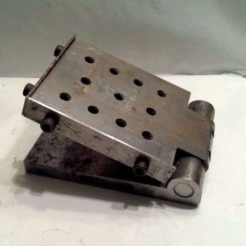 SALE Sine Plate 5&#034; x 3.500&#034; Wide 1/4-20 hole pattern Machinist Model Tool Maker