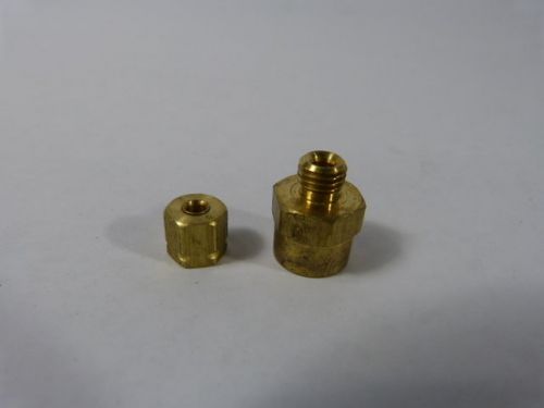 Parker X66CA-2-2 Brass Tube Connectors Sold Individually ! NEW !