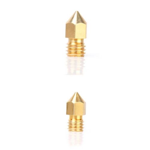0.4+0.3mm copper extruder nozzle print head for makerbot mk8 reprap 3d printer for sale