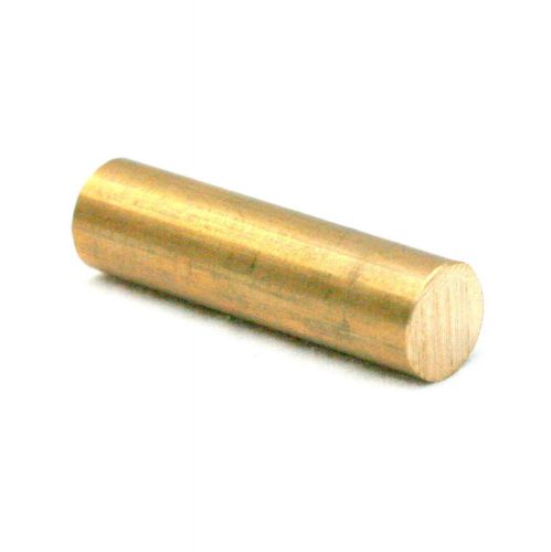 New 1 3/8&#034; solid round brass metal rod c360 lathe bar stock 6&#034; long milled piece for sale