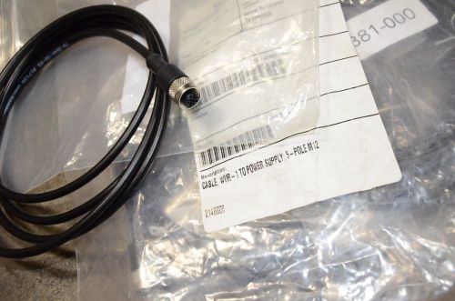 Binder cable assembly wur-1 to power supply 5 pole m12 6 ct lot 2148806 917128 for sale