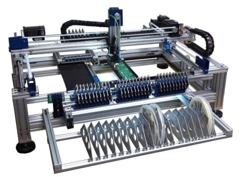 Automatic smt pick and place machine with vision works to 0402, led and bga ic&#039;s for sale