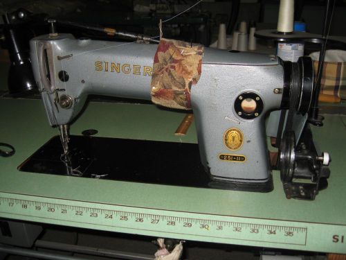 Singer Straight Stitch Sewing Machine Model # 251-11 With Table &amp; Motor