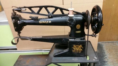Singer 29k 60 patch machine with treadle stand for sale
