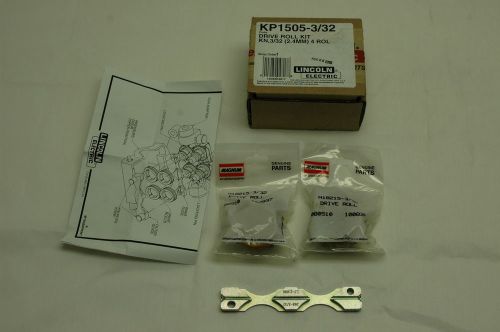 Lincoln electric drive roll kit kp1505-3/32  2.4mm solid or core wire 4 rol for sale