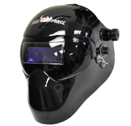 SavePhace 10660 Gen Y Black Ice Variable Shade ADF Welding Helmet