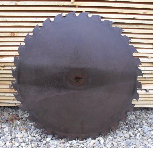 Huge circular saw mill - saw blade lumberjack / logging camp saw blade 48&#034; for sale