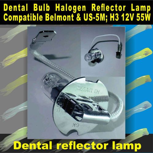 4 pcs. Dental Bulb Halogen Reflector Lamp Compatible Belmont &amp; US-5M; 12V 55W