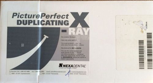 Picture Perfect Green X-Ray 6&#034;x12&#034; DUPLICATING Panoramic Dental Film - 100 films
