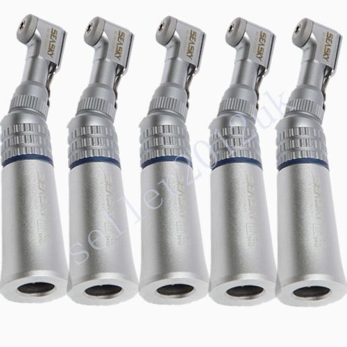 5 Dental Slow Low Speed Contra angle Handpiece fit NSK E-type Air Motor