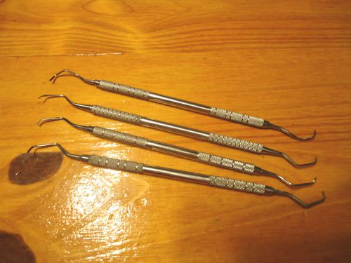 (set of 4)Gracey Curettes-3/4 5/6,7/8,13/14 stainless good quality Awesome Price