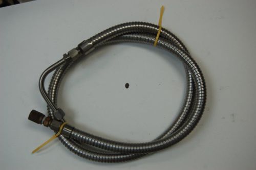 stainless steel braided liquid nitrogen line N2 cryo