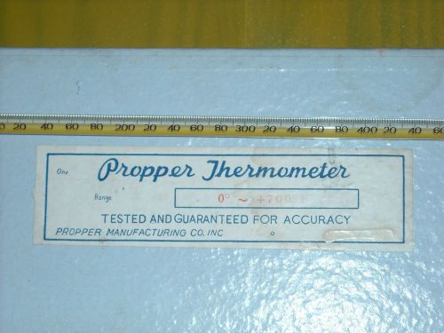 Propper chemical thermometers,0 to 800 degrees fahrenheit.