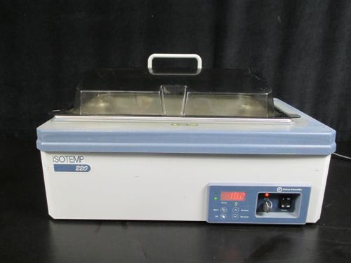 Fisher isotemp 220 digital water bath 20l cat. 15-462-20 lid cracked, no hinge for sale
