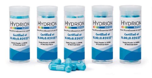 pHydrion Buffer Capsules: 1 Vial: 10 Capsules: pH 10