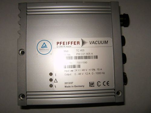 Pfeiffer TC 400 PM C01 805A turbomolecular pump controller