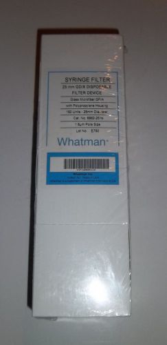 SYRINGE FILTERS, Whatman GD/X GF/A, 25 mm, 1.6 um, 150 ct, NIB SEALED 6882-2516