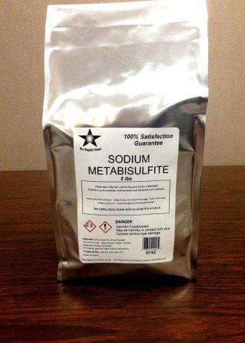 Sodium metabisulfite food grade 5 lb pack free shipping!! for sale