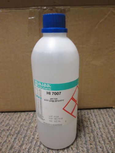 Hanna instruments hi 7007 500ml ph 7.01 buffer solution at 25c / 177f (d-4) for sale