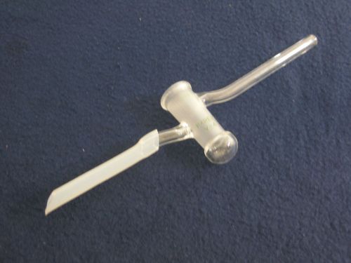 Pyrex V-4 9315 High Vacuum, Single oblique Bore Stopcock Adapter