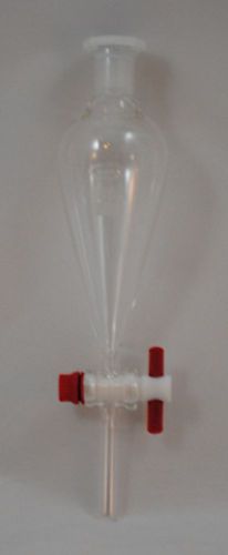 Glass separatory funnel 100ml conical w/ ptfe key &amp; stopcock seperatory for sale
