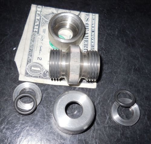 1/2&#034; od TUBE STAINLESS STEEL UNION FITTING  *NOS*