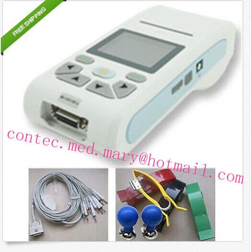 New,3/6/12-lead ecg ekg machine,ecg90a electrocardiograph with software,popular for sale