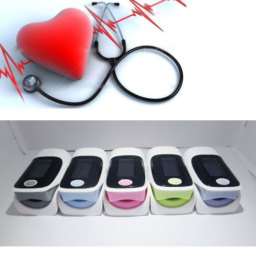 CE 5Colour Pulse Oximeter Finger Blood Oxygen SpO2 PR Heart Rate Monitor OLED