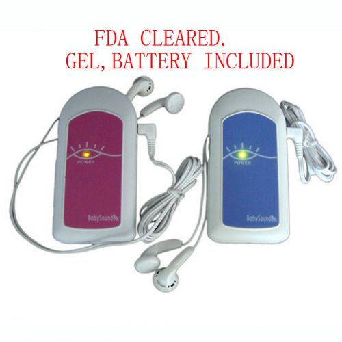 Baby Sound A Fetal Heart Doppler + Gel , Battery , FDA
