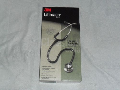 3M LITTMAN [#2113] CLASSIC II PEDIATRIC STETHOSCOPE (BLACK, 28IN)