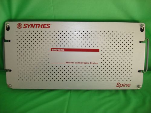 Synthes 187.316 synframe anterior lumbar spine system (retractor set ;)complete) for sale