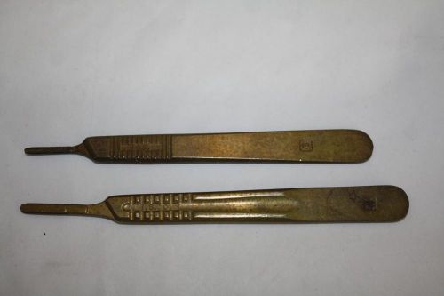 Scalpel / Blade Handle Number 3 and 4 *Lot of 2*
