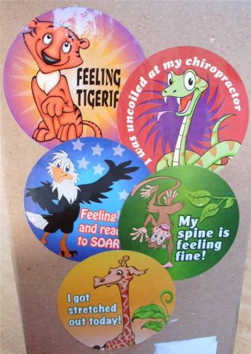 200 Medical Chiropractic Stickers for Children or Children at Heart 2-3/8&#034; dia