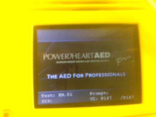 Powerheart aed g3 pro w/two batteries professional model 9300p-501    $2550 for sale