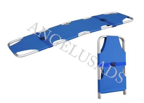 Medical emergency folding portable stretcher aluminum alloy mobile sport camilla for sale