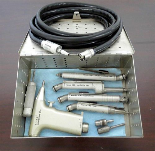 Hall surgical micro 100 drill set sagittal oscillating reciprocating wiredriver for sale