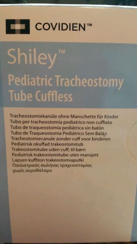 Lot of 2 ,....Shiley Pediactric tracheostomy tube