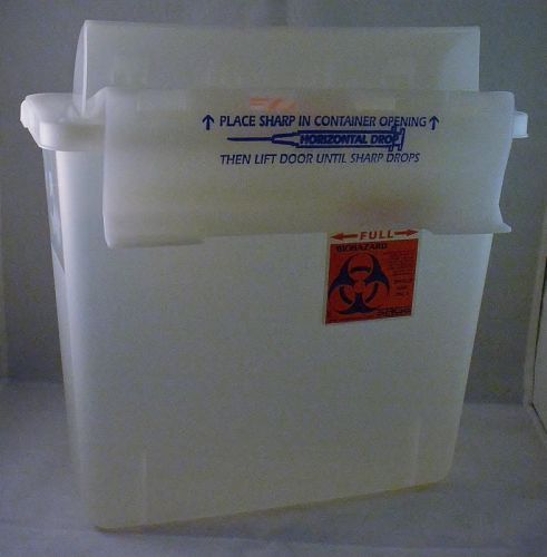 Sage in-room sharps disposal containers with sharpstar lids: 5 quart for sale