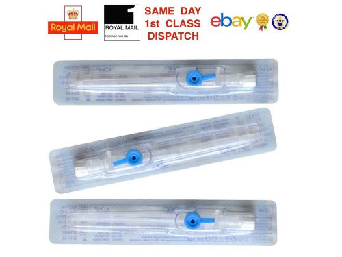 1 2 5 10 15 20 25 30 cannula venflon 22g 0.9x25 blue wings fast p&amp;p ink cheapest for sale