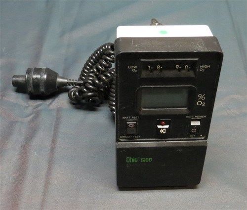 Ohio 5100 oxygen monitor with mounting bracket for sale