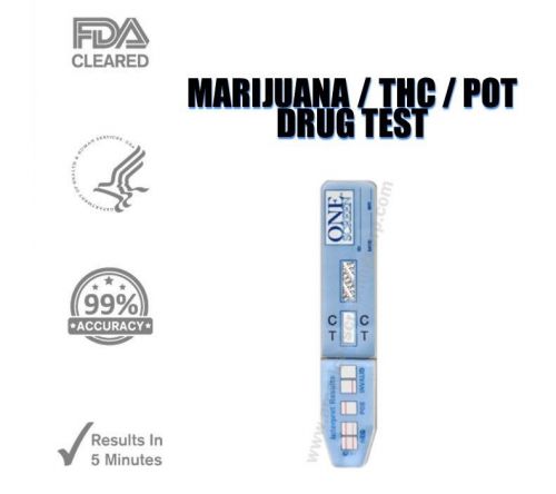 MARIJUANA TEST KIT - Six Tests - Detects THC in urine - Instant results at home