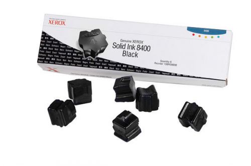 Xerox Black ink for Phaser 8400 printer Pt #108R608 genuine OEM