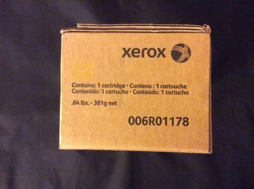 100% Original Xerox Toner Cartridge New Sealed (Yellow) 006R001178