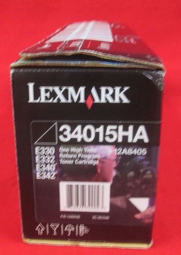 Genuine Lexmark 34015HA =12A8405 Toner Cartridge E330 E332 E340 E342 0823 A